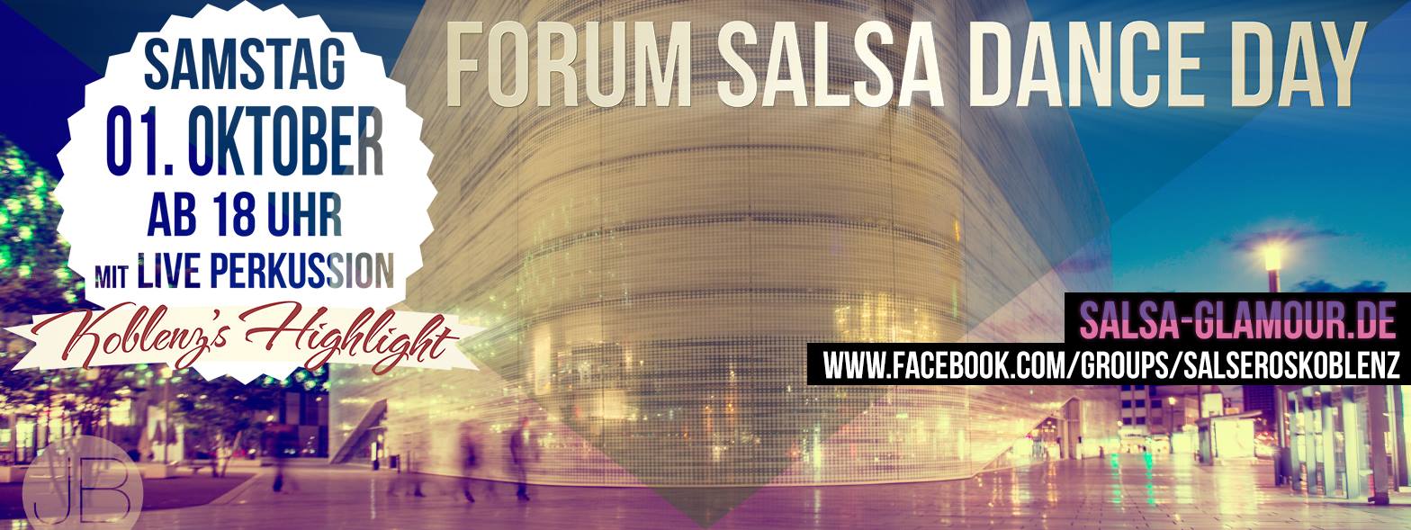 Forum Salsa Dance Day mit Live Perkussion at Forum Confluentes Koblenz - 01. Oktober 2016