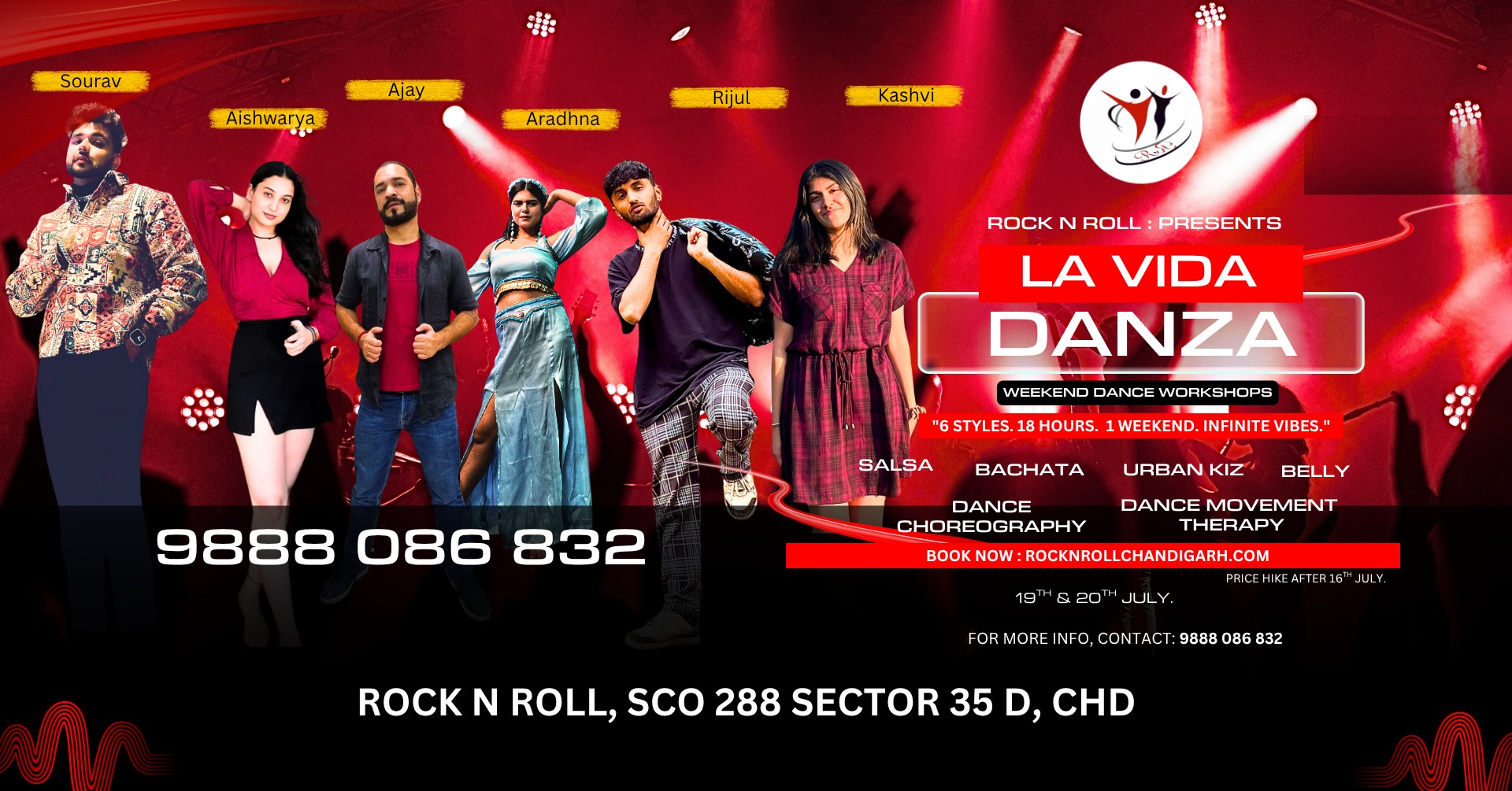 La Vida Danza : Dance workshops 19-20th July 2025