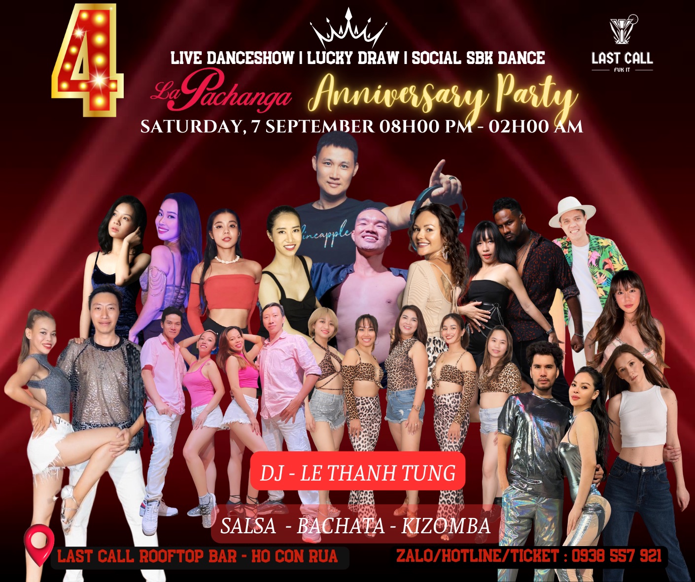 La Pachanga 4th Anniversary 7 Sep 2024