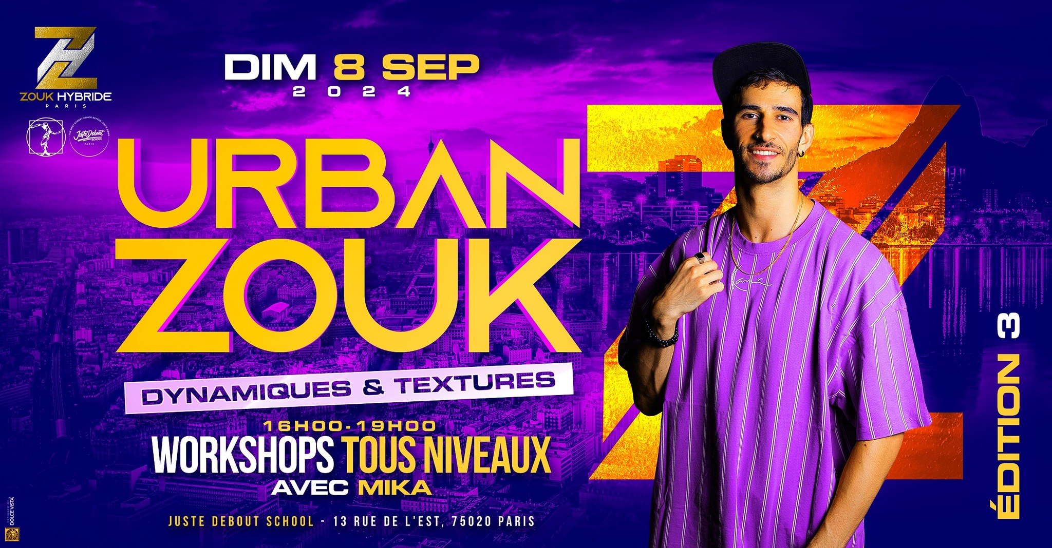 URBAN ZOUK ED.3 AVEC MIKA - DYNAMIQUES & TEXTURES
