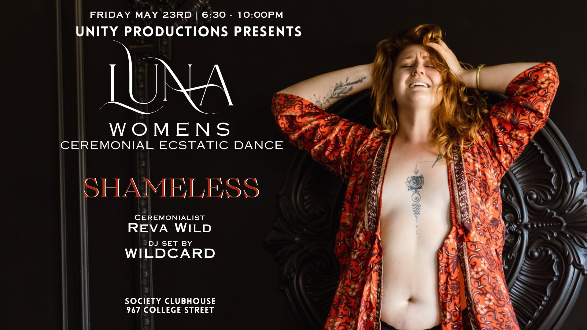 SHAMELESS ~ A LUNA Women's Ceremonial Ecstatic Dance
