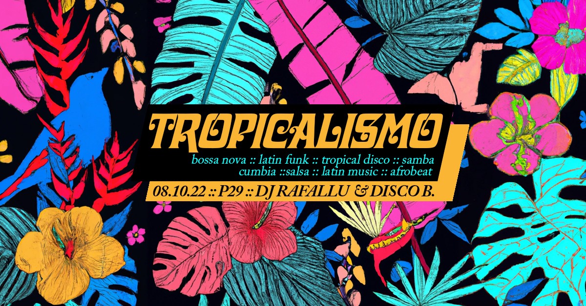 TROPICALISMO - latin funk afrobeat samba salsa cumbia tropical disco