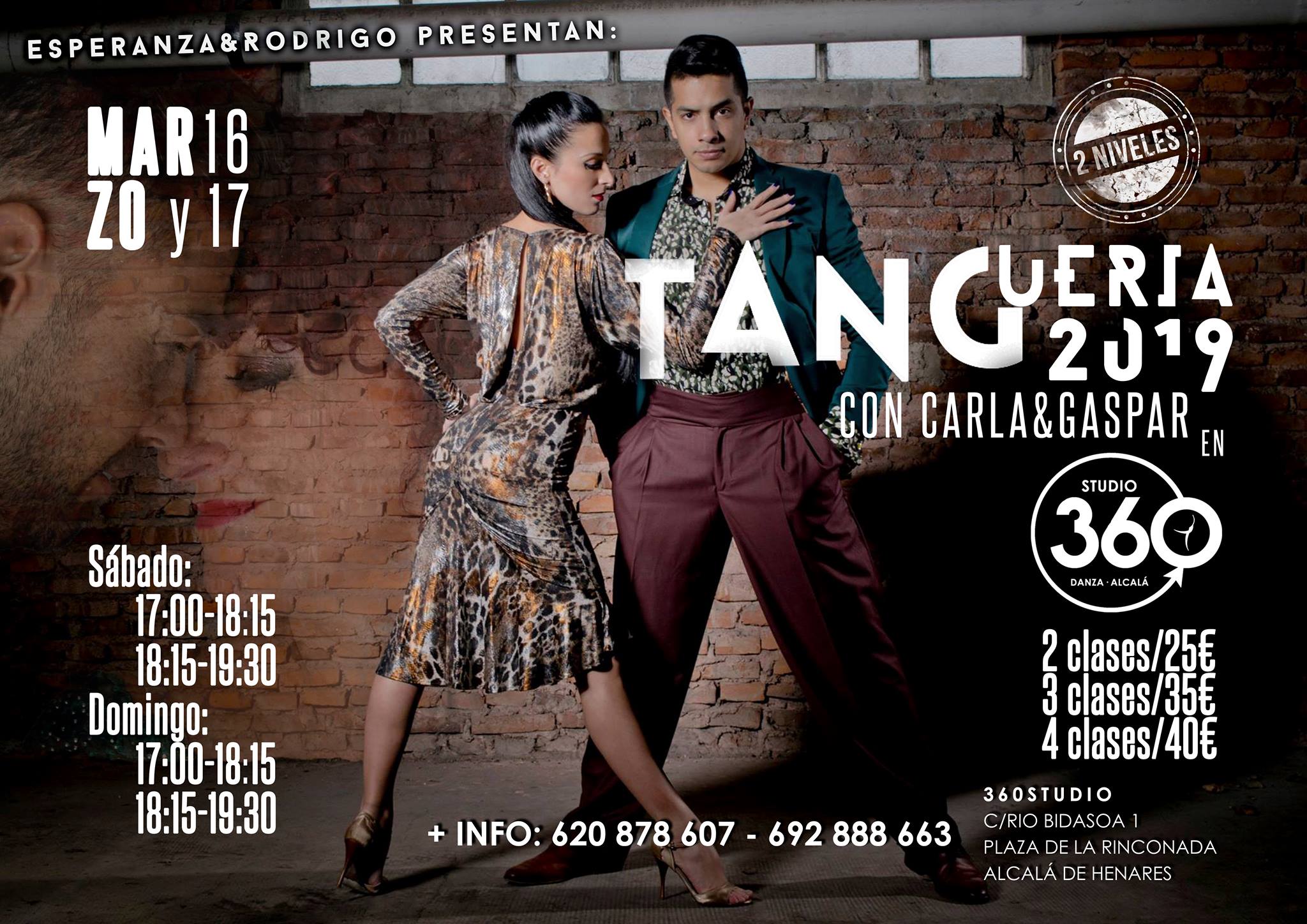 Tangueria 2019 con Carla Mazzolini y Gaspar Godoy
