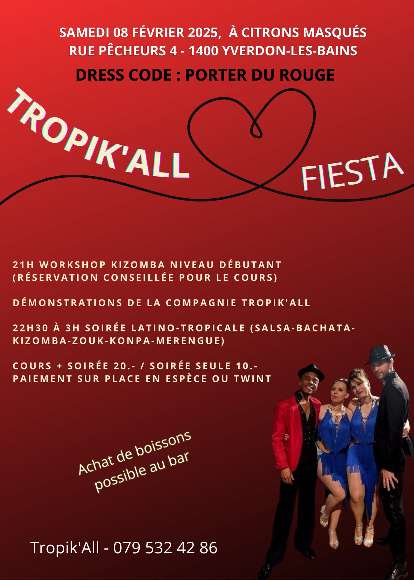 Tropik'All party(cours kizomba et soirée latino-tropicale) Yverdon