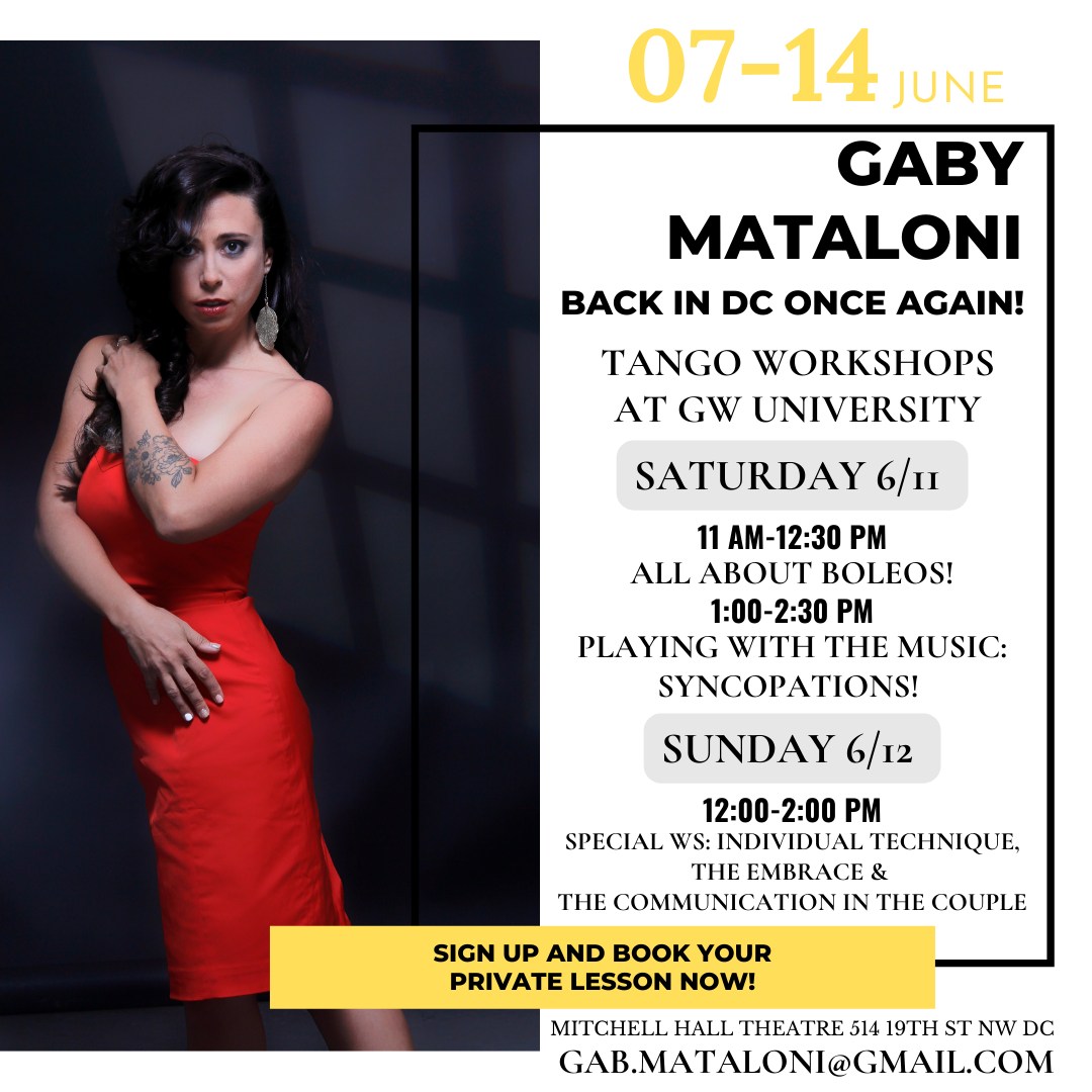 Gaby Mataloni - Back in DC, once again!