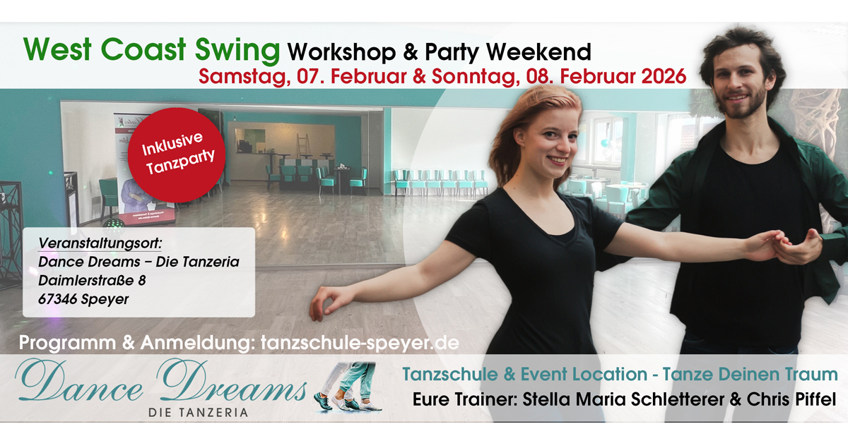 West Coast Swing Workshop- & Party-Weekend in Speyer