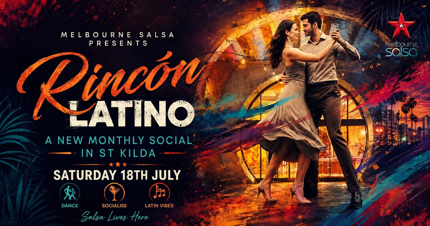 'RINCON LATINO' - A new monthly social in St Kilda
