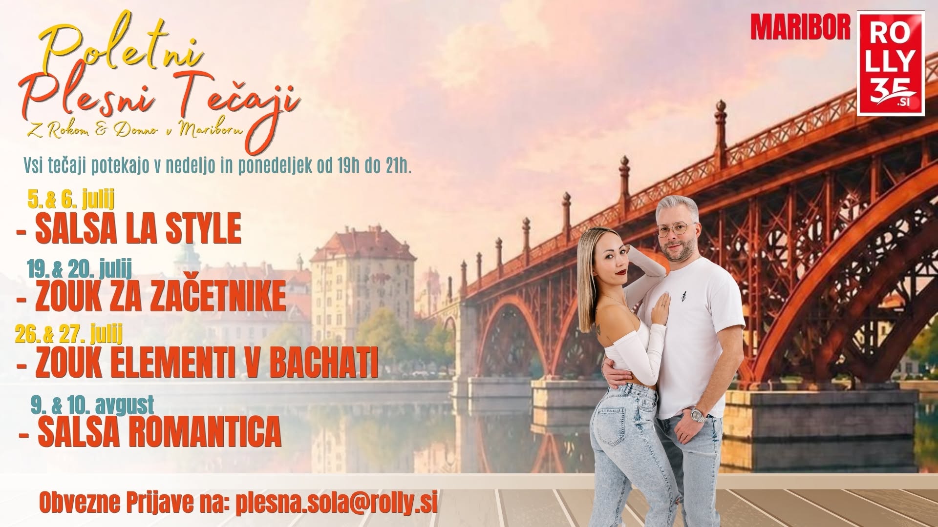 POLETNI PLESNI TEČAJI V MARIBORU ☀️