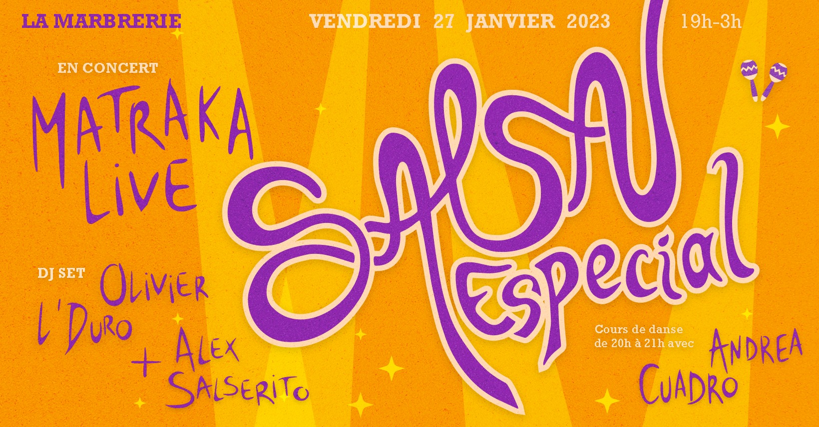 Salsa Especial : Matraka Live · La Marbrerie