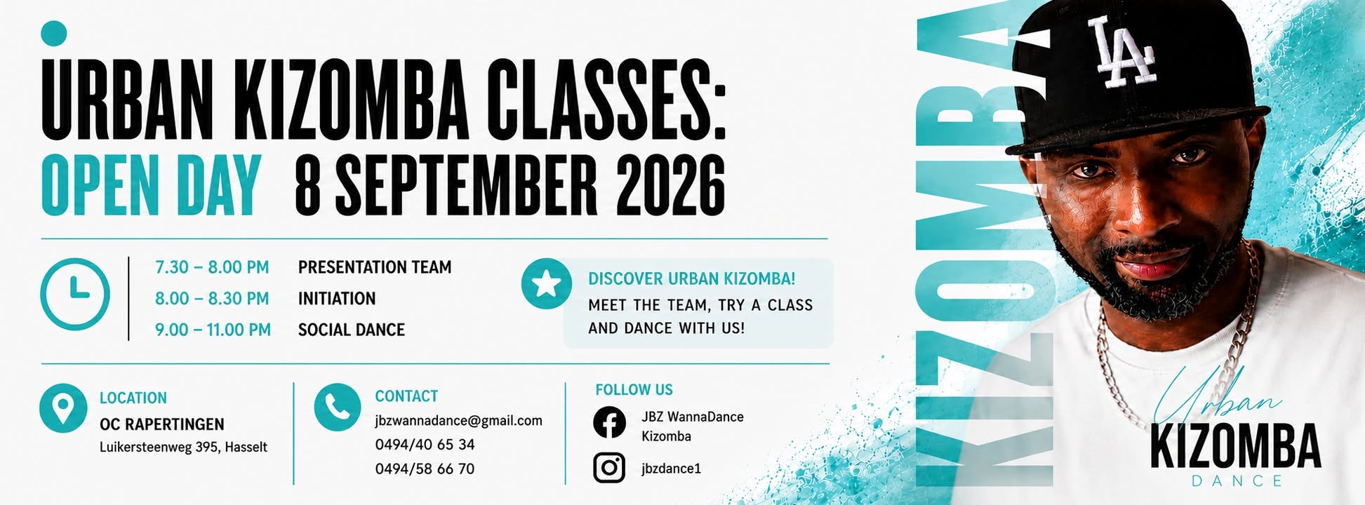 🎉💃 URBAN KIZOMBA HASSELT OPEN DAY 2026 🕺🎉