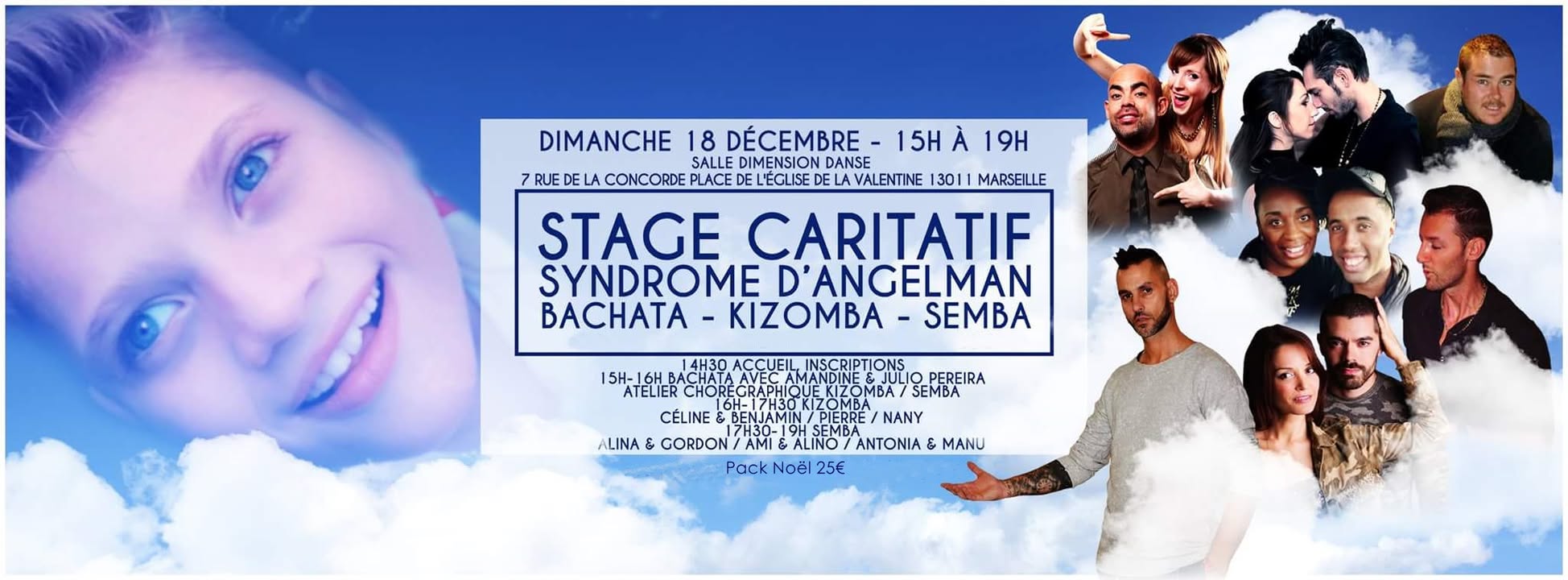 Stage Caritatif Bachata - Kizomba - Semba