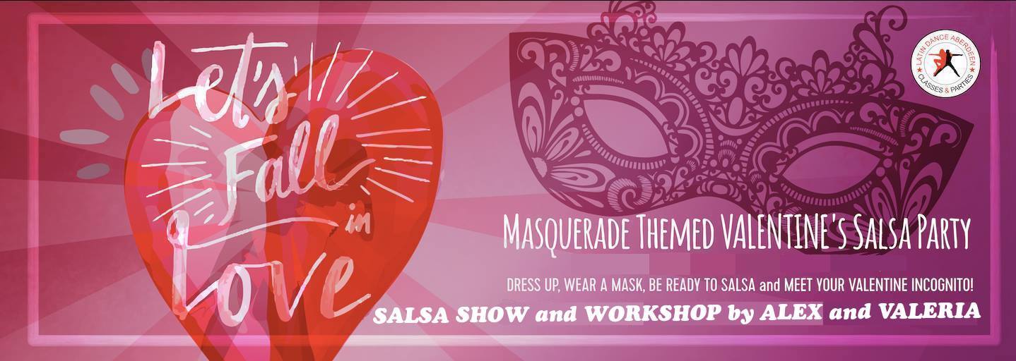 Masquerade Themed VALENTINE's SALSA SHOW Night
