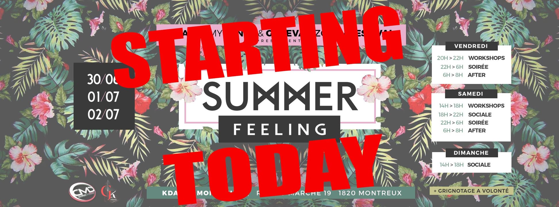 ▶ ▷ Summer Feeling by CMD & GKF ◀ ◁ K'danse Montreux