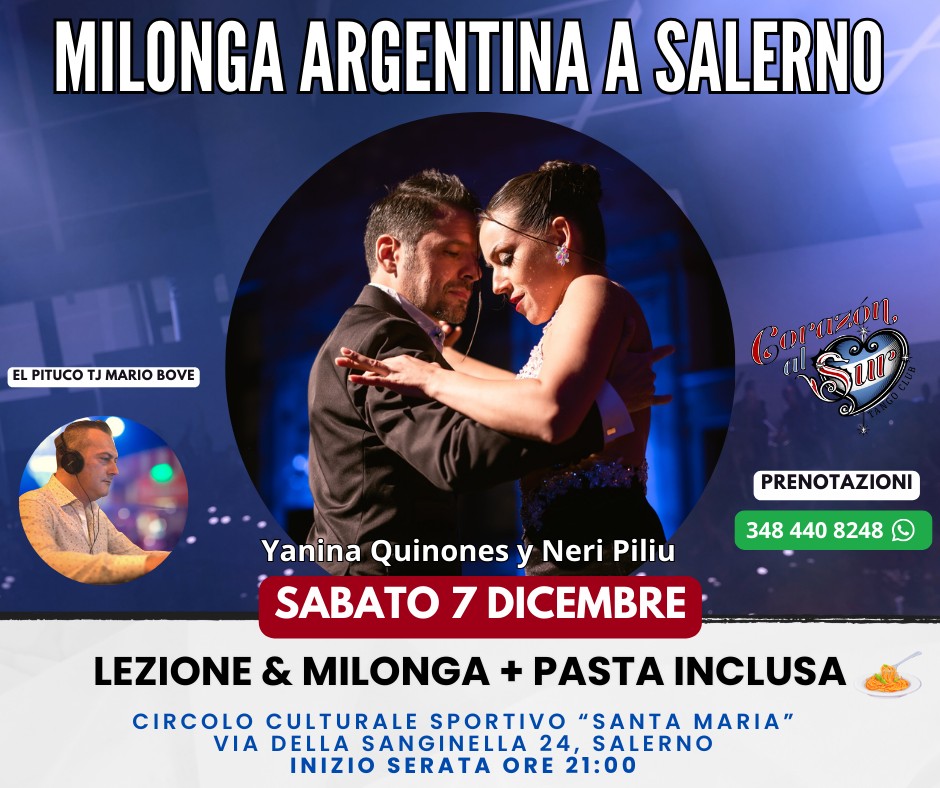 Milonga Argentina a Salerno