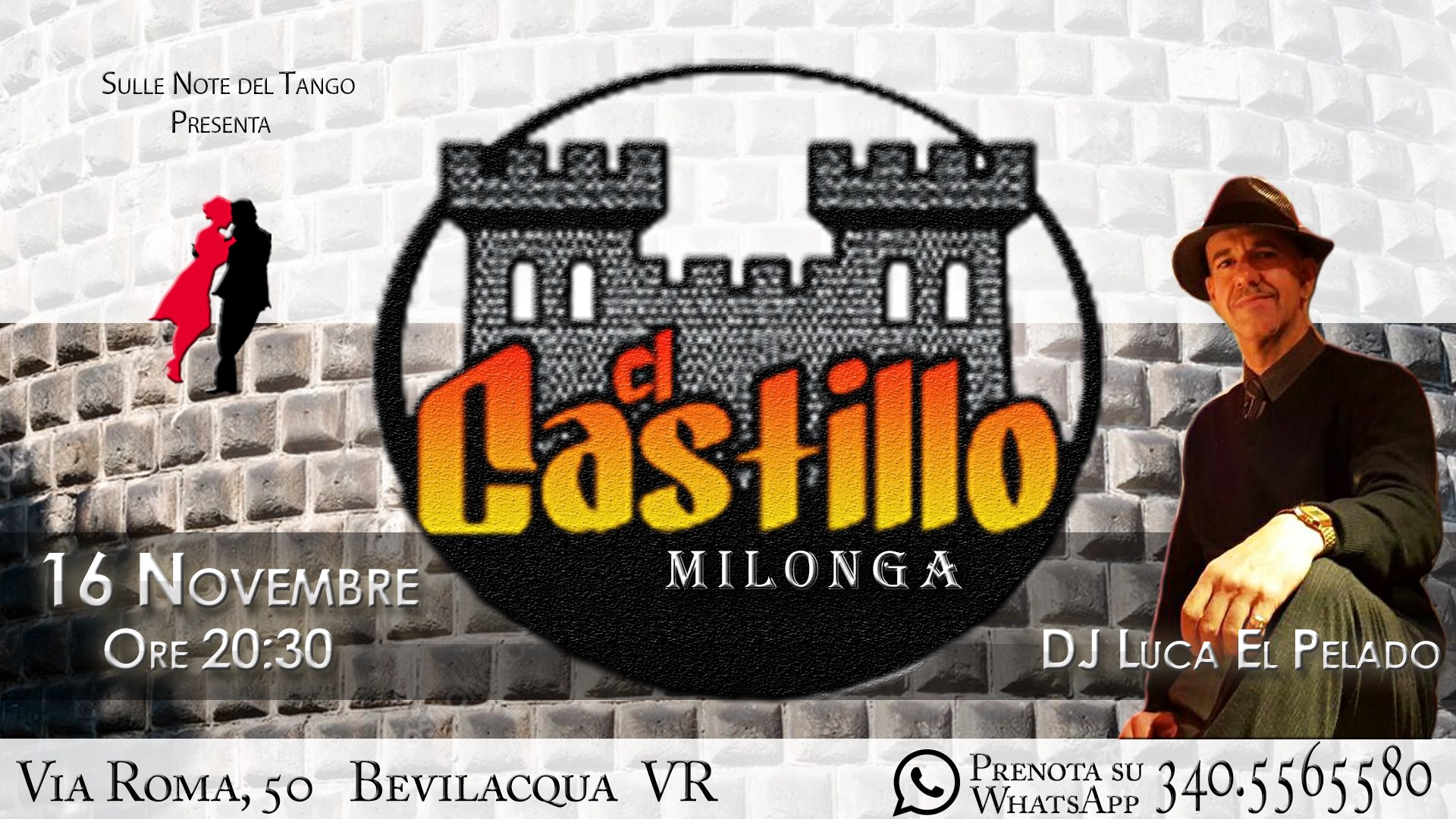 Milonga Elegante "el Castillo" Al Castello Di Bevilacqua VR