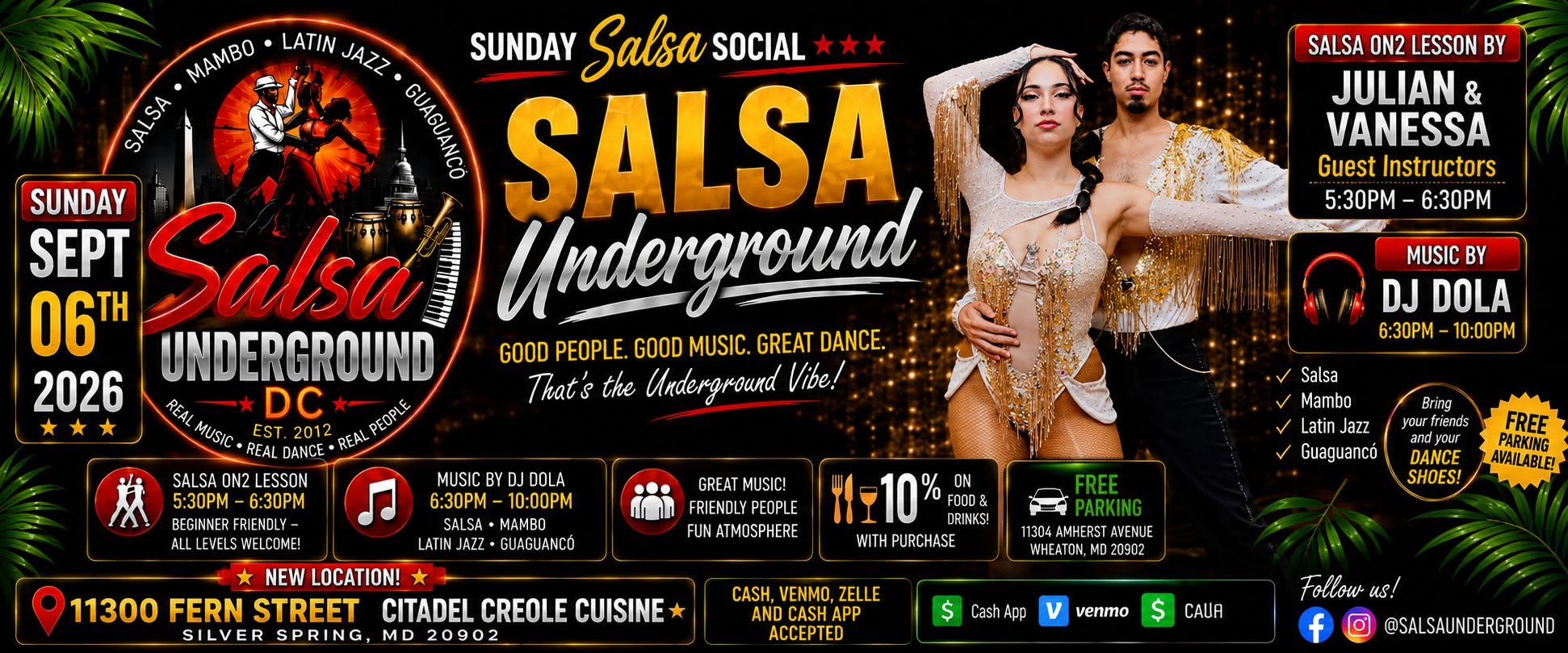 🎶💃 Salsa Underground DC: