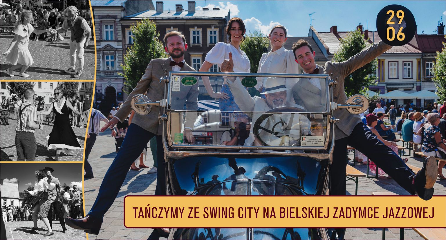 Tańczymy ze Swing City na Bielskiej Zadymce Jazzowej