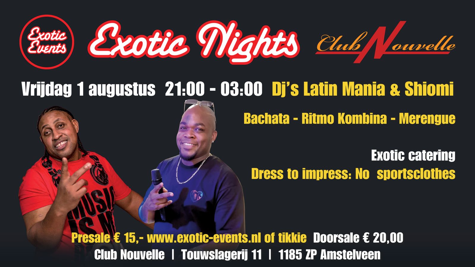 Exotic Nights at Club Nouvelle