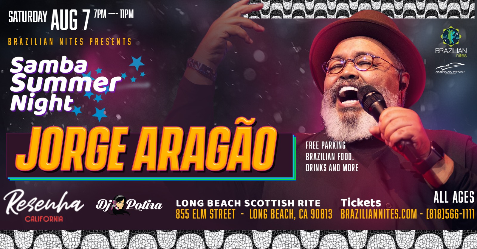 Samba Summer Night with Jorge Aragao