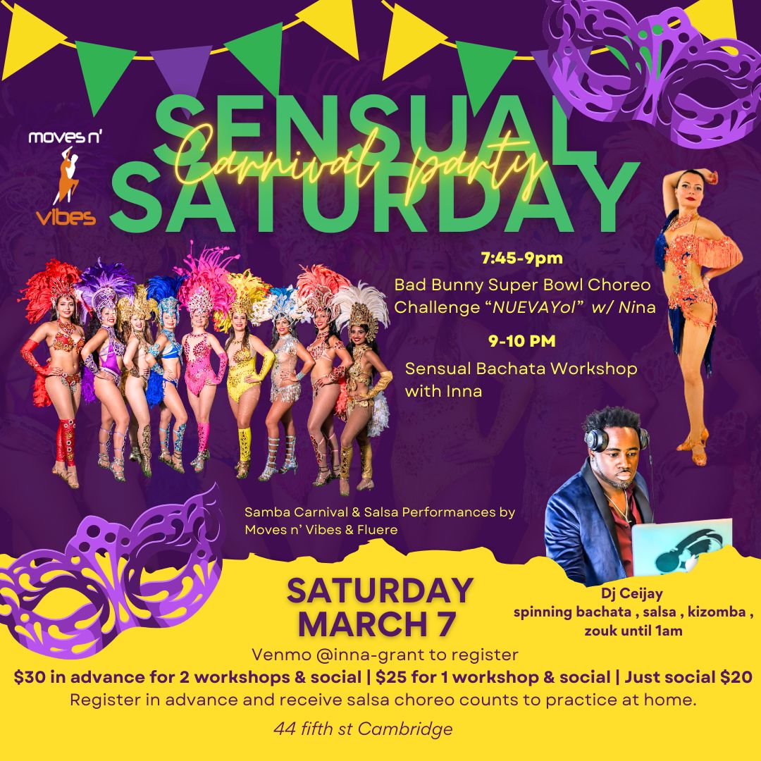 Sensual Saturday Carnival Themed Party!