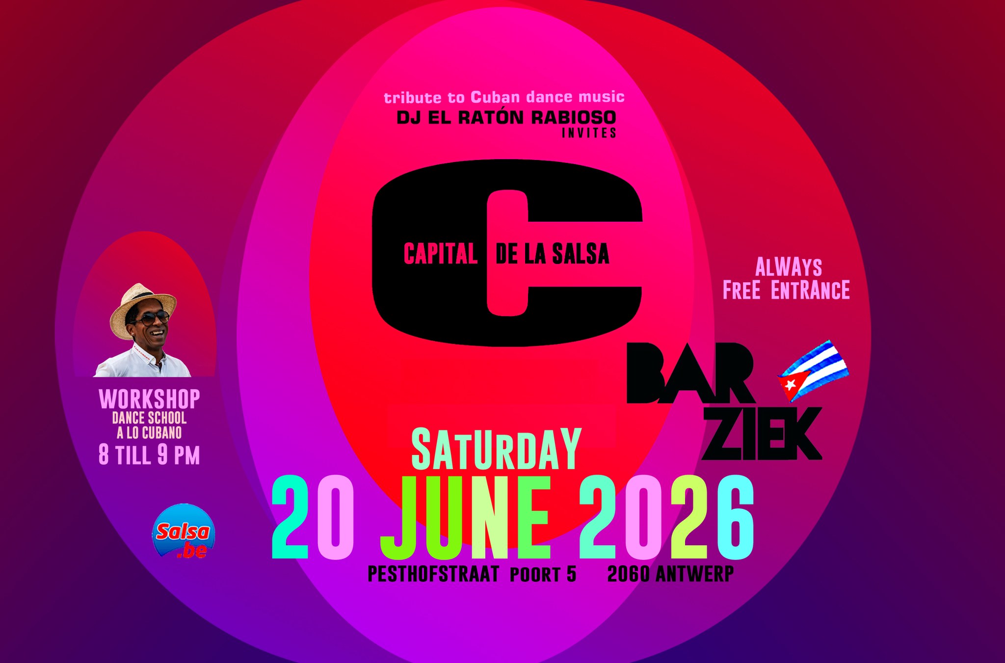 CAPITAL DE LA SALSA at Bar Ziek Antwerp (B)