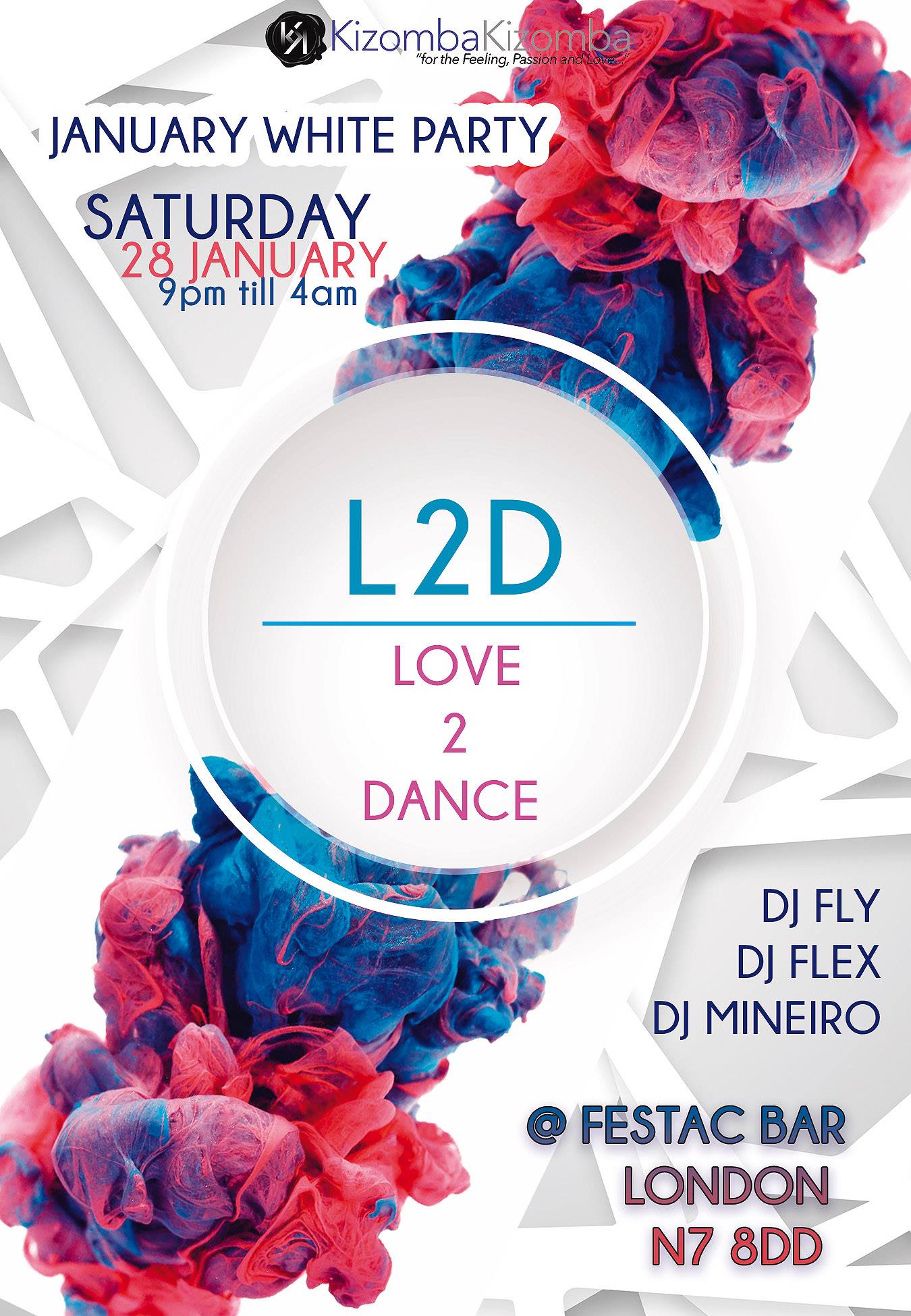 Love 2 Dance - January White Party
