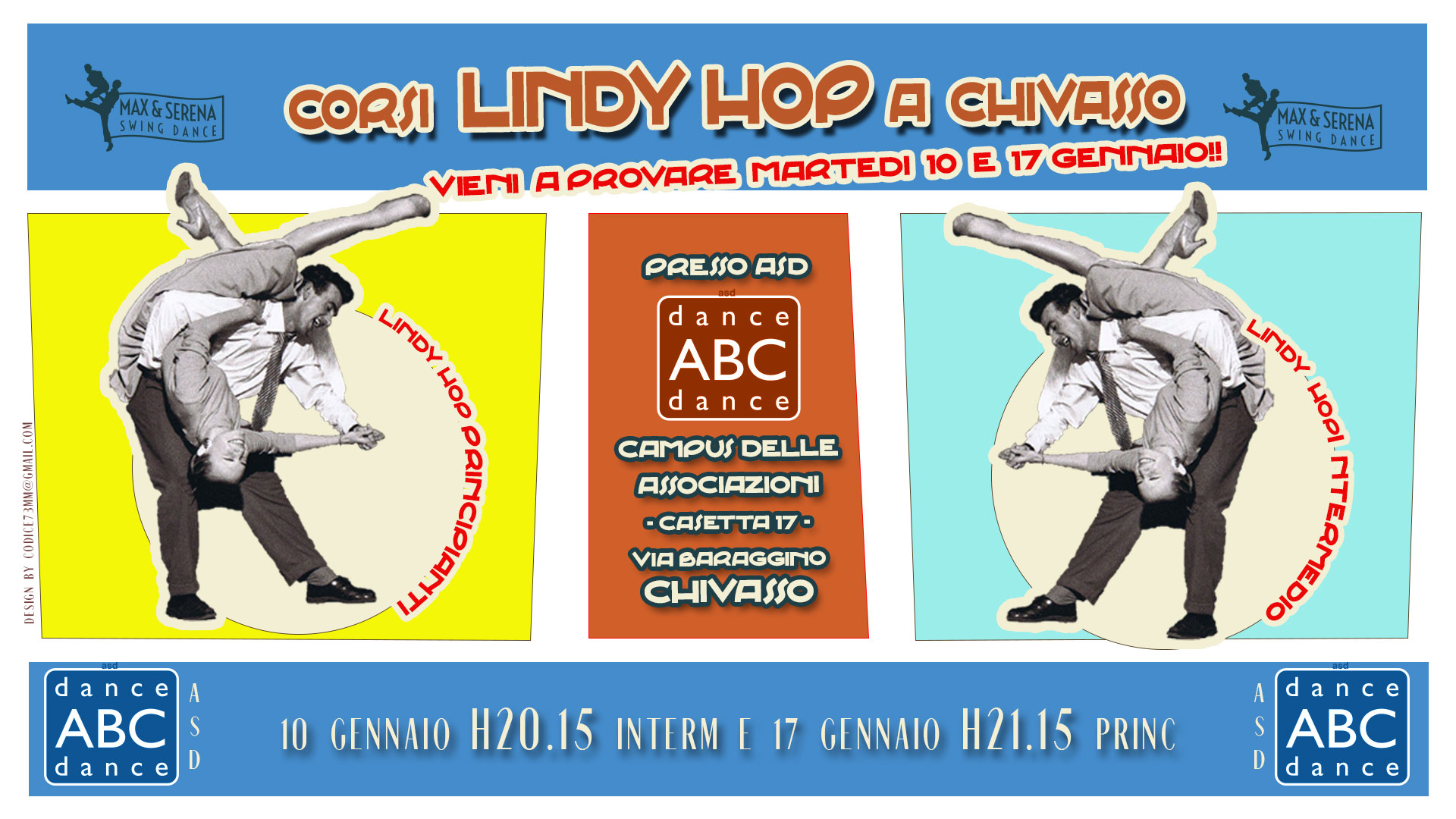 Corsi di LINDY HOP Principianti e Intermedi