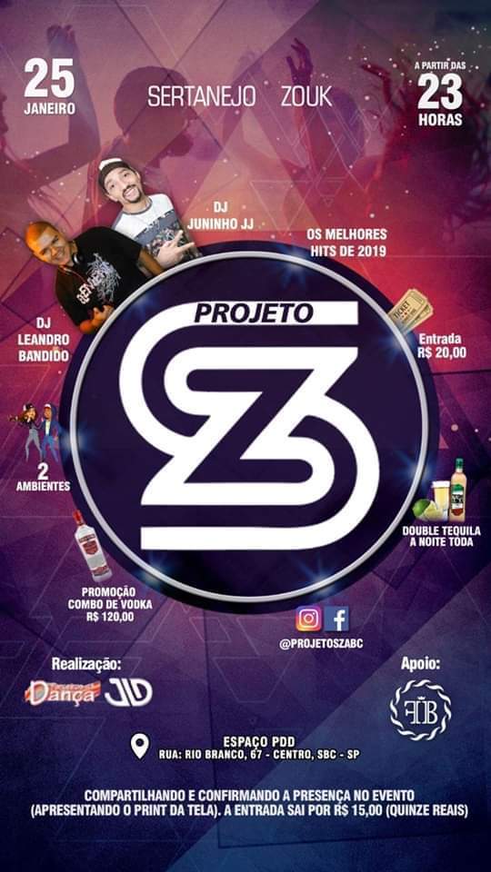 Projeto SZ 25 01 - MELHORES HITS DE 2019