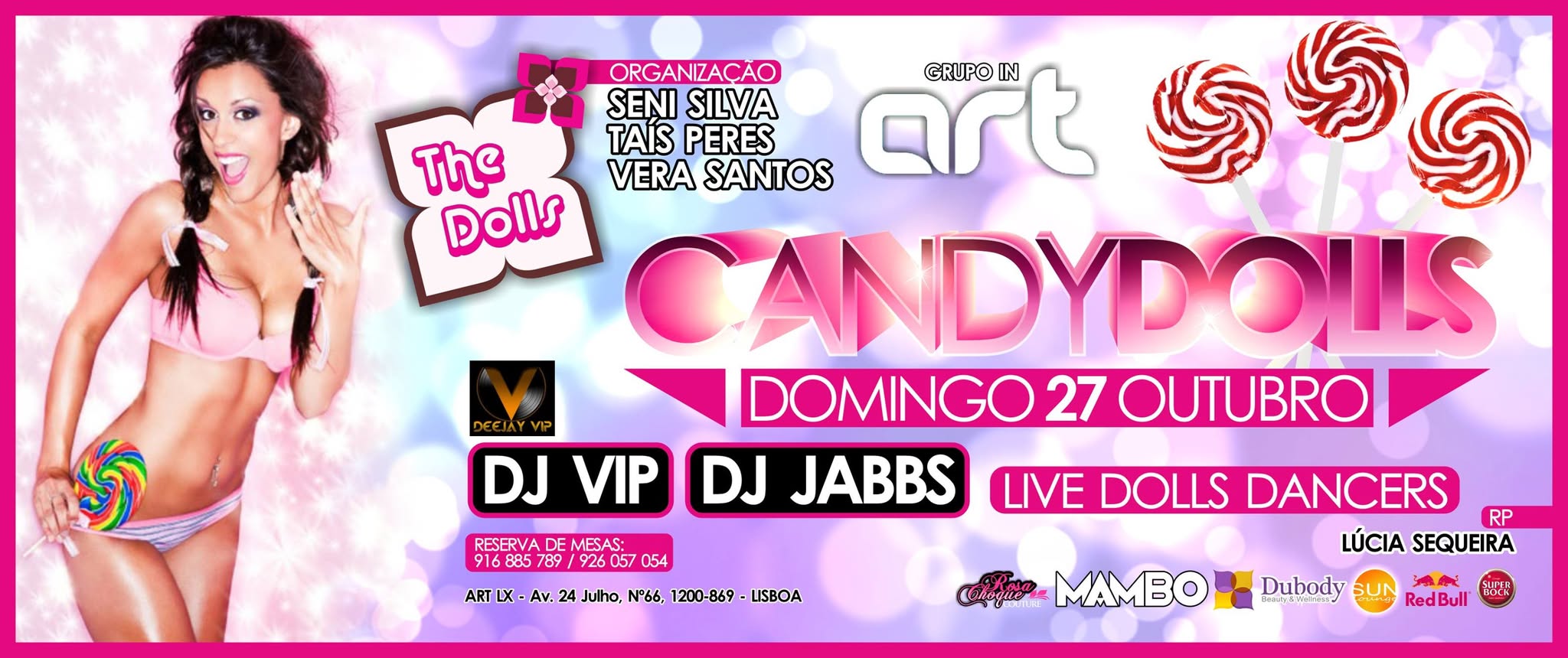 ♥ CANDY DOLLS ♥ DOMINGO 27 de OUTUBRO •• ART LX••