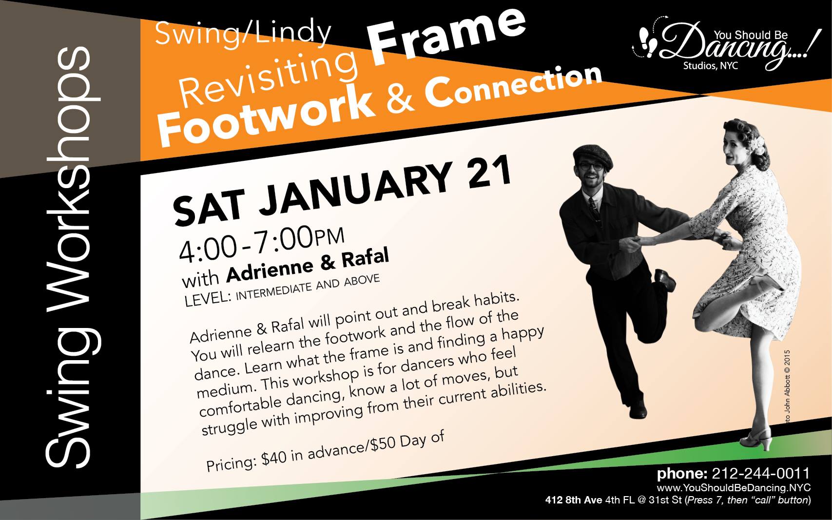 Swing Lindy: Revisiting Frame, Footwork & Connection