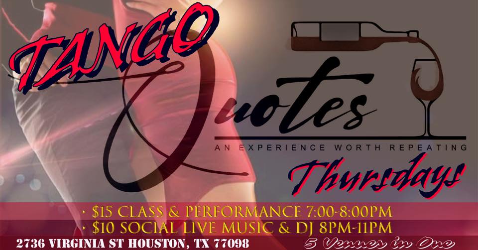 TANGO Thursdays at Quotes