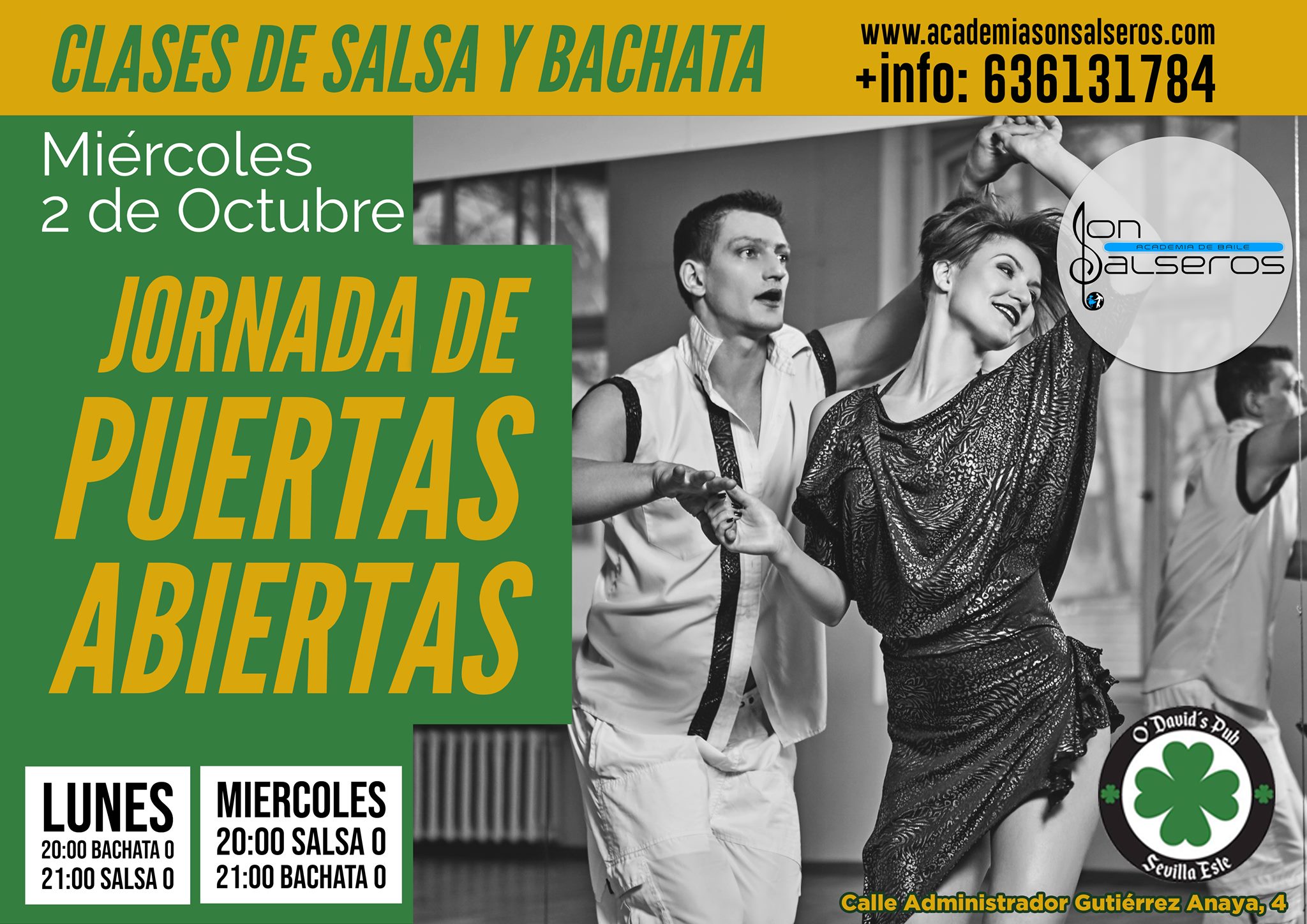 Puertas Abiertas Miércoles 2 de Octubre