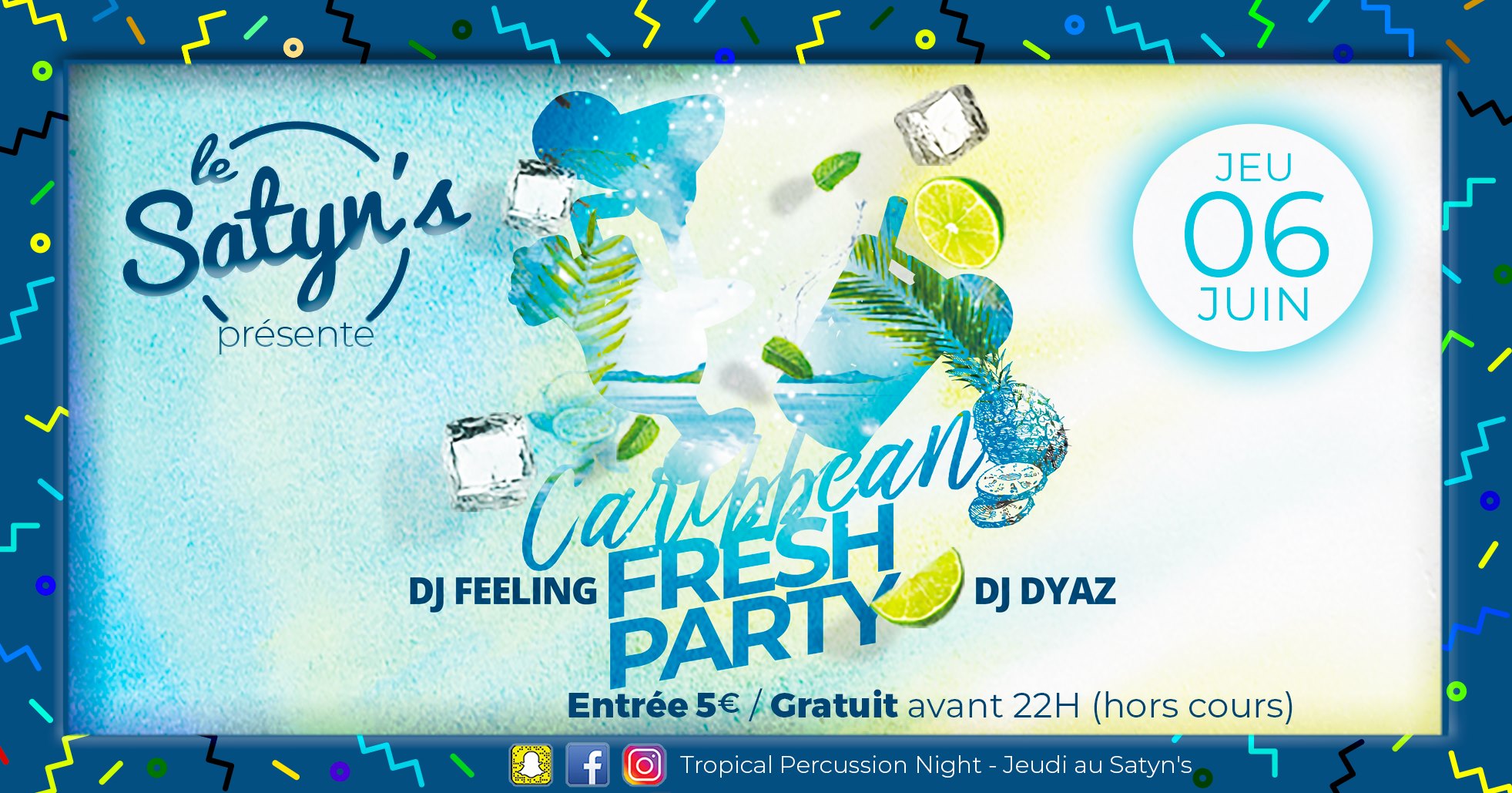 TP Night: Caribbean Fresh Party avec Dj Feeling