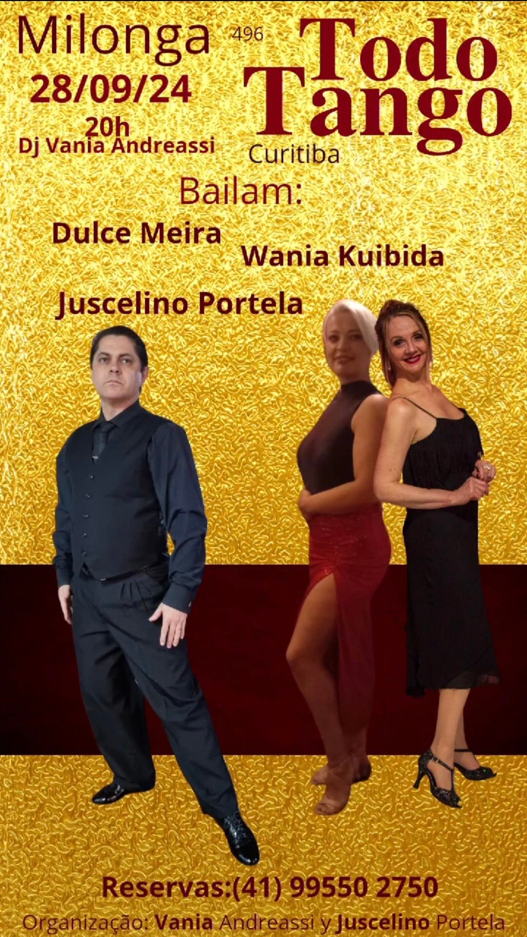Bailam Juscelino Portela, Wania Kuibida e Dulce Meira! Sábado 28 09 24