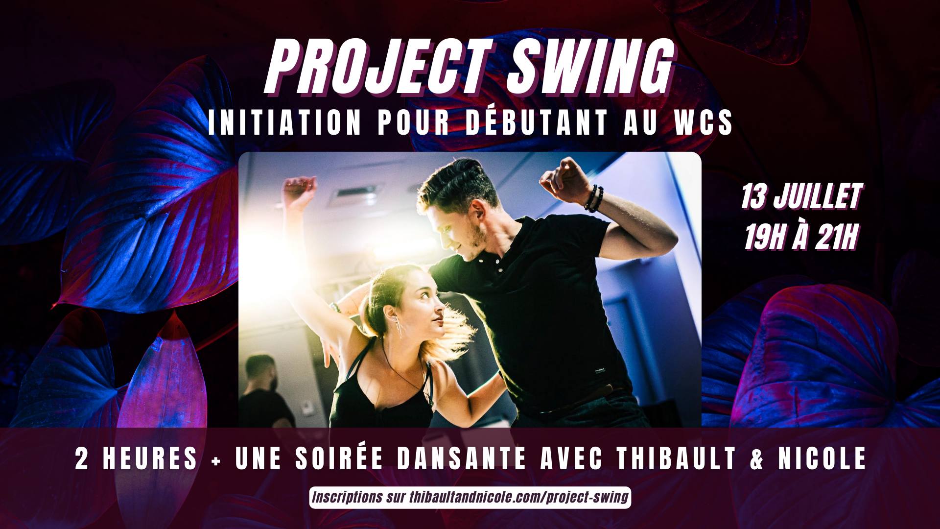 Project Swing: Initiation pour débutant au WCS • Summer Swing Camp 2024
