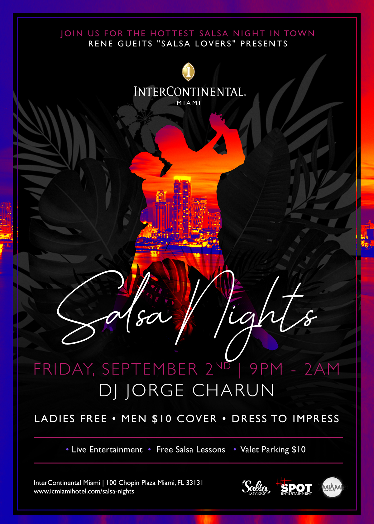 Salsa Nights at Intercontinental Hotel Downtown Miami