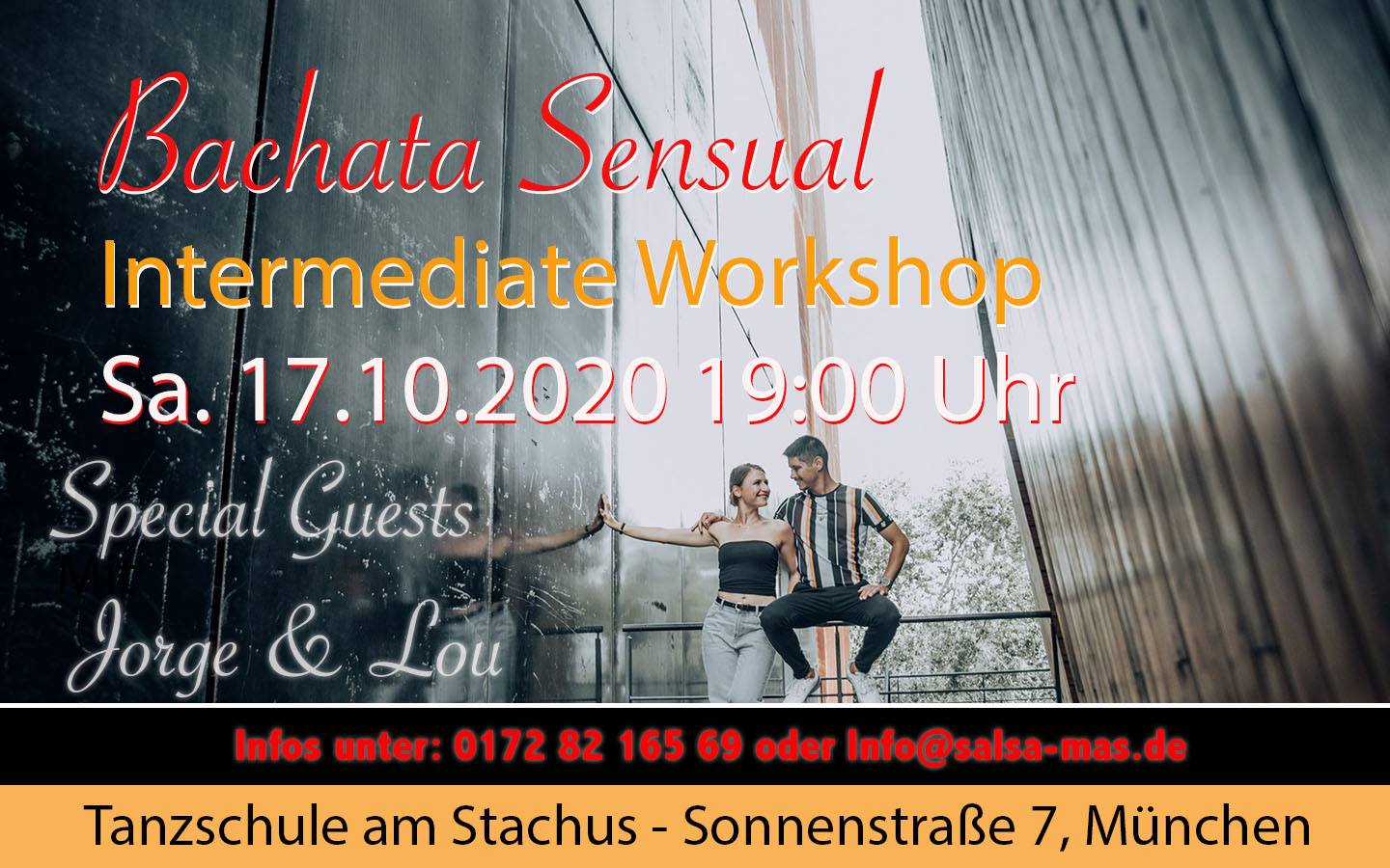 Bachata Sensual Workshop mit Jorge & Lou