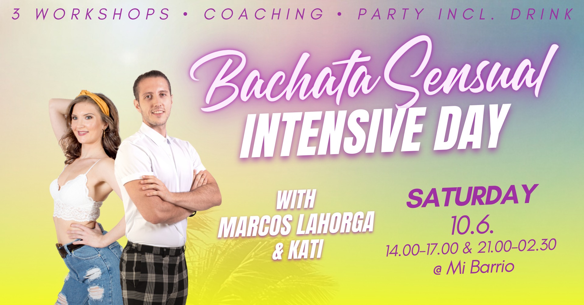 BACHATA SENSUAL INTENSIVE DAY with MARCOS LAHORGA (Spain)