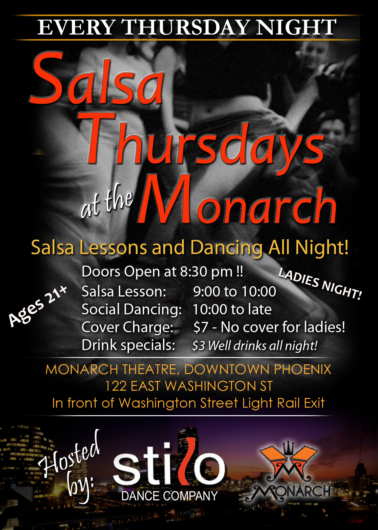 Salsa Thursdays @ the Monarch!