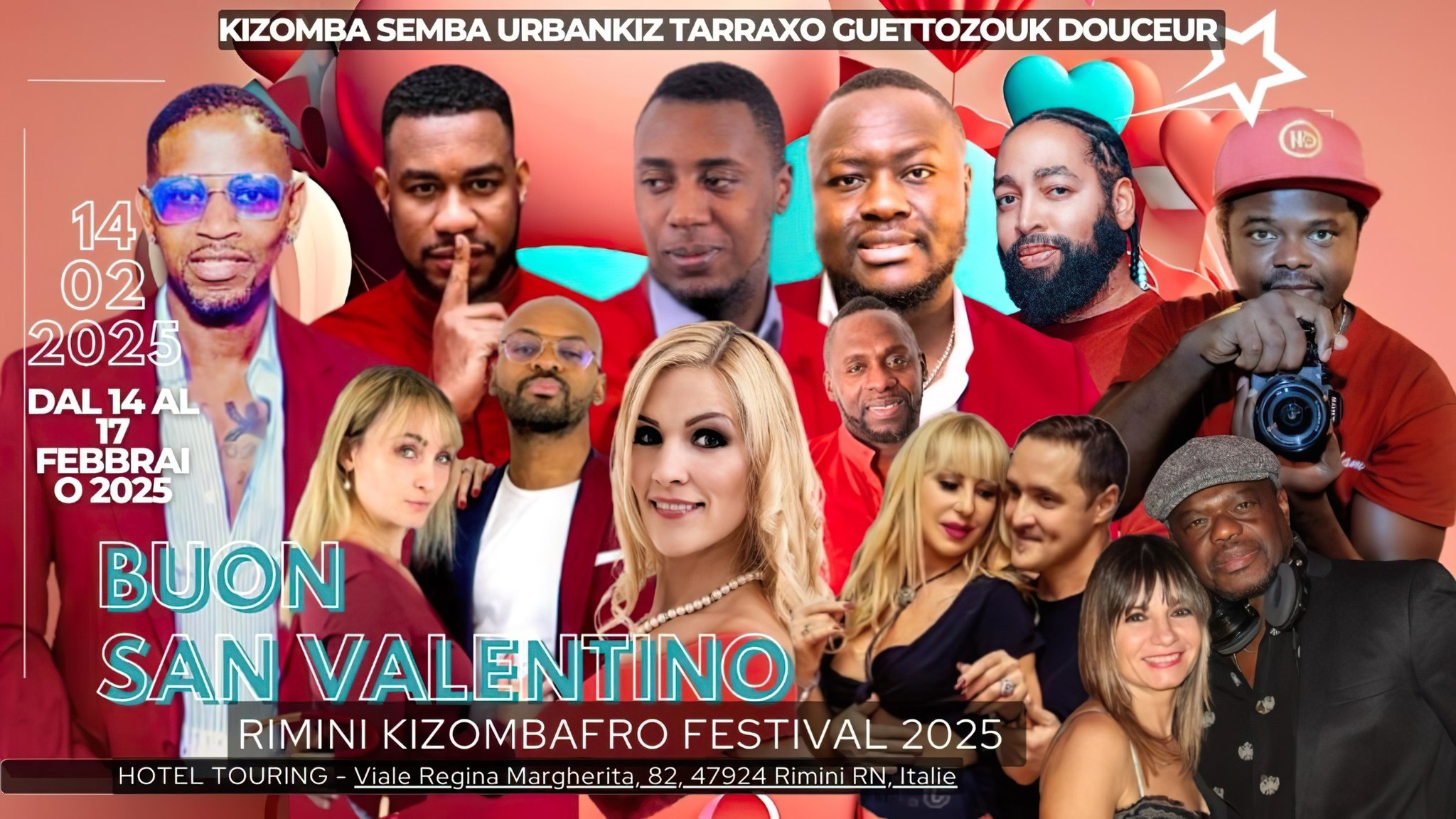 ♥️♥️We BACK - ITALIA - ♥️♥️RIMINI KIZOMBAFRO meet SALSA BACHATA 2025 ♥️ALL IN ONE♥️ 3 ROOMS