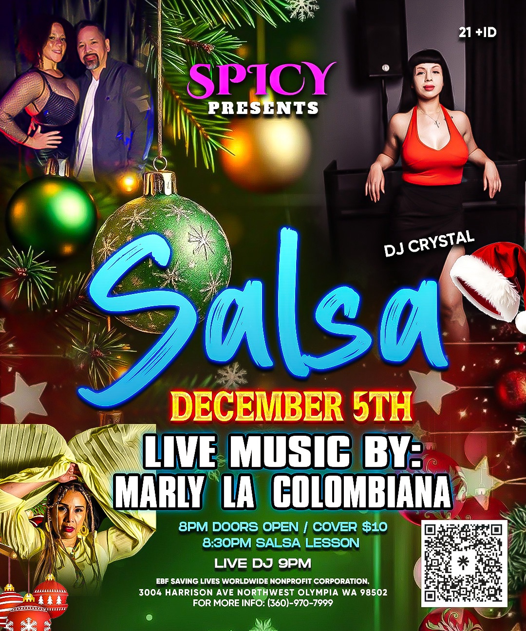 LIVE MUSIC❗️With Marly La Colombiana❗️SALSA FRIDAY❗️