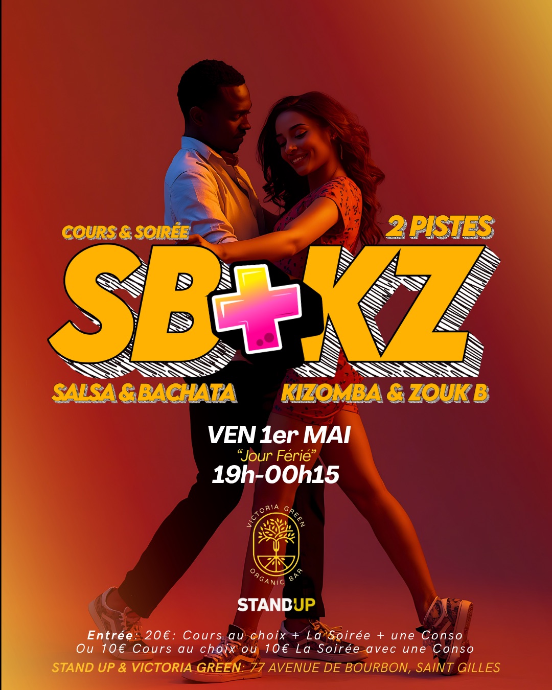 🚨LA GRANDE SOIRÉE SB + KZ au Victoria Green & Stand Up