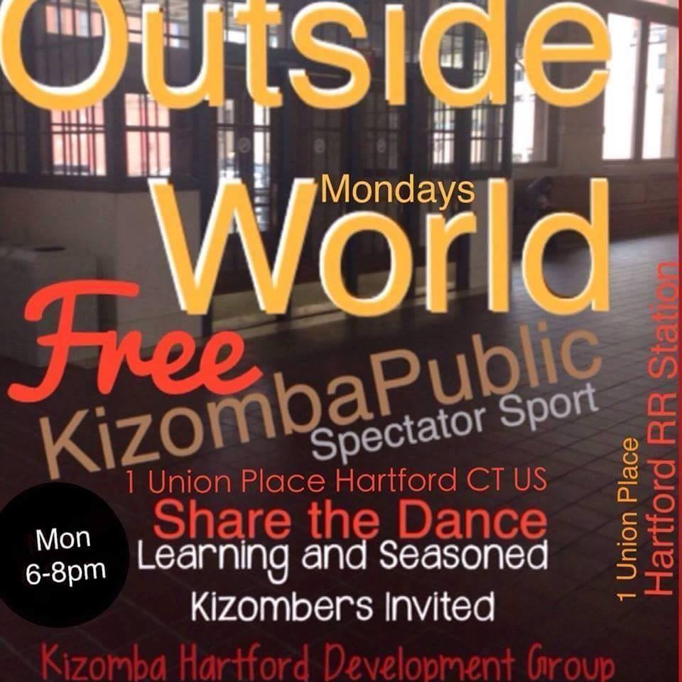 Mon Oct 24 Free Kizomba Practice - All Ages - Union Station Hfd