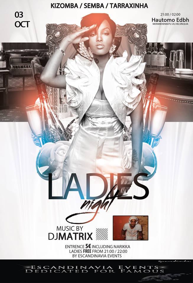 KIZOMBA AND SEMBA LADIES NIGHT 03.10.2015