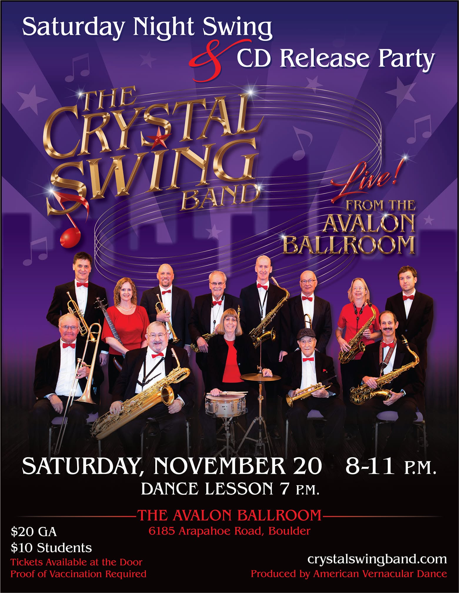 Saturday Night Swing and CD Release Party