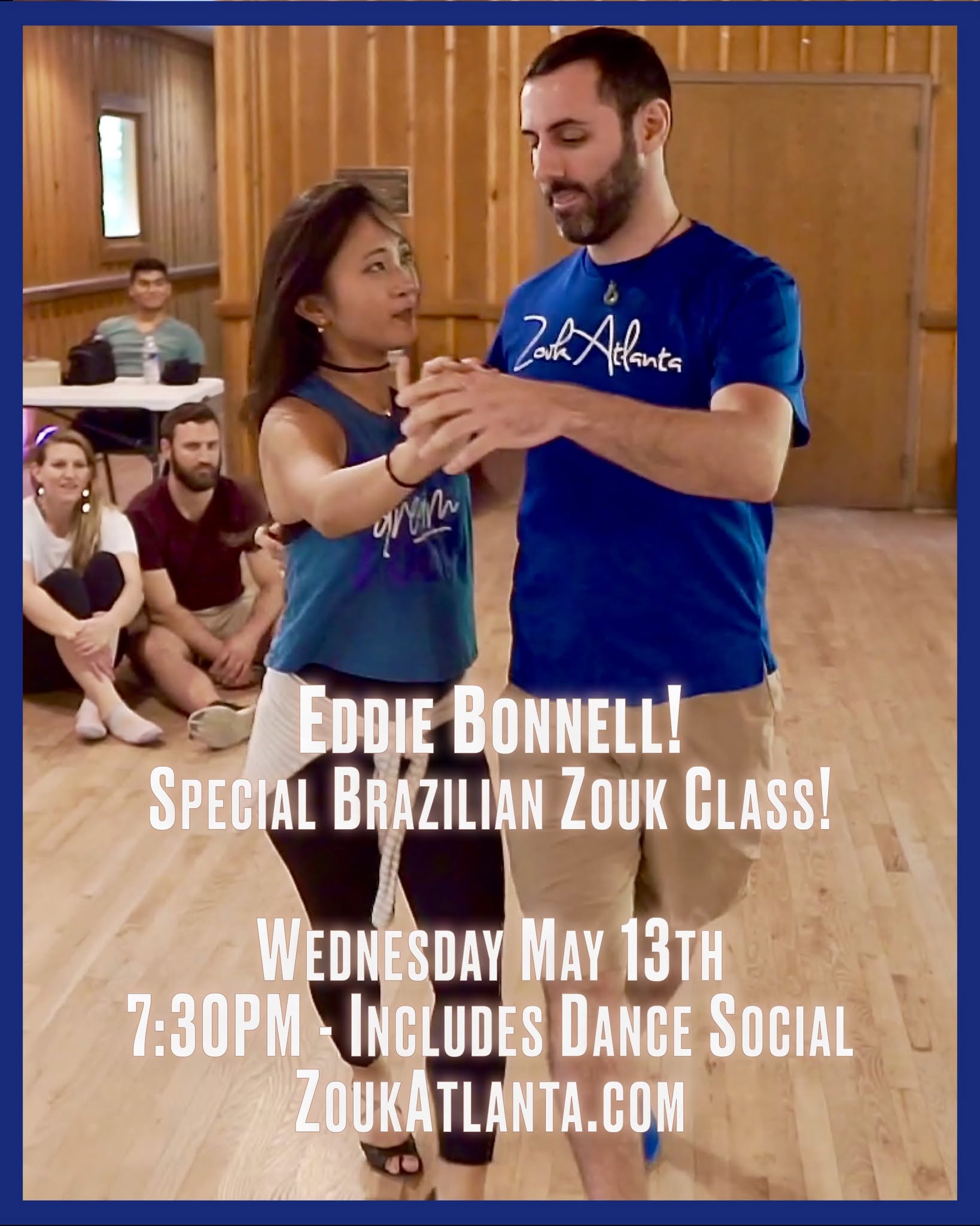 Special Guest Instructor Eddie Bonnell! Deep Dive Brazilian Zouk Dance Class & Party in Buckhead ❤️
