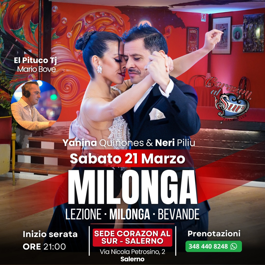Milonga Argentina a Salerno