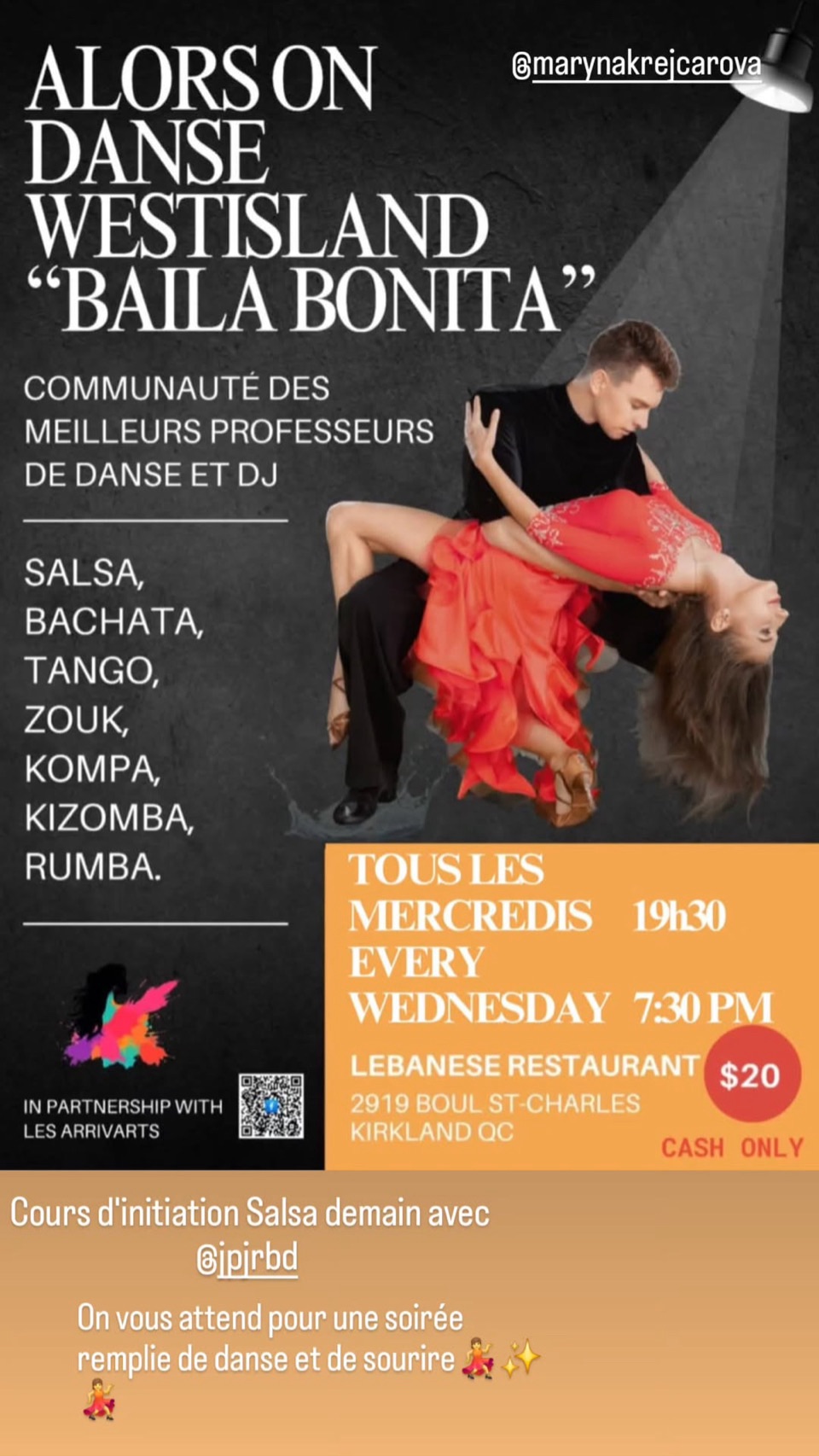Quatrième soirée dansante