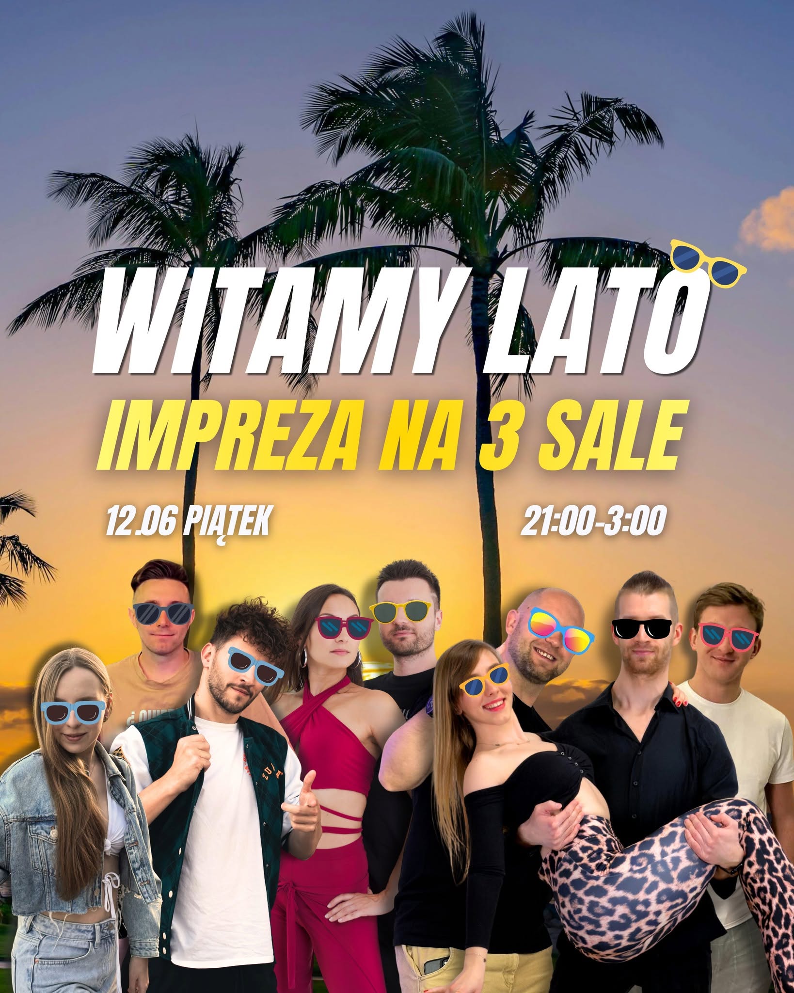 WITAMY LATO! - impreza na 3 sale - Mohito x Kuba & Ania
