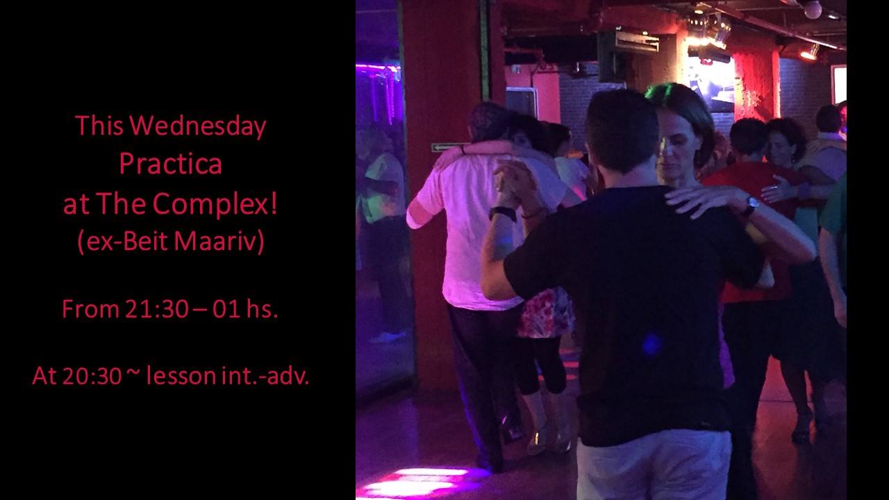 Wednesday Practica at "The Complex" (ex-Beit Maariv)